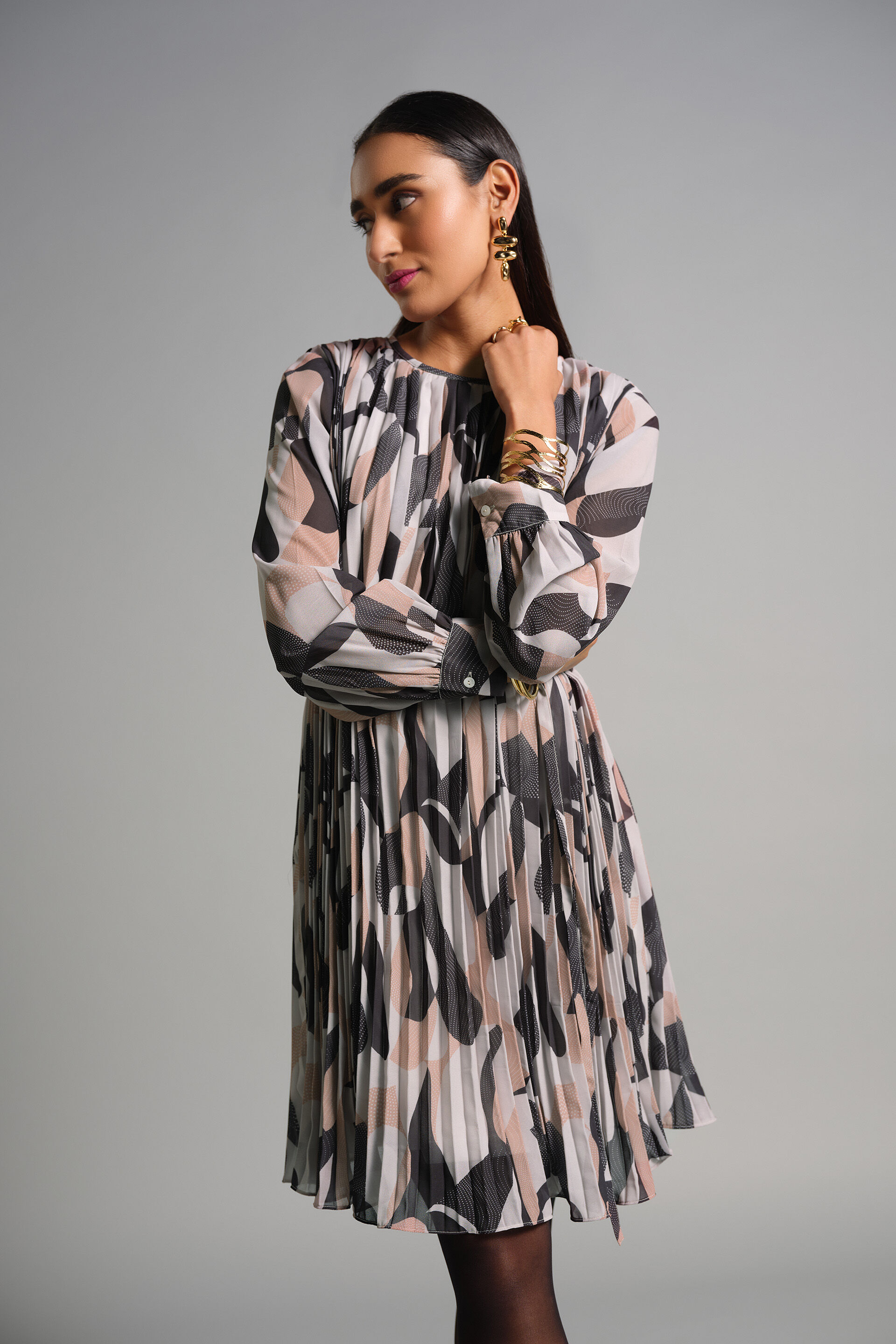 Imelda Dress, Black, image 5